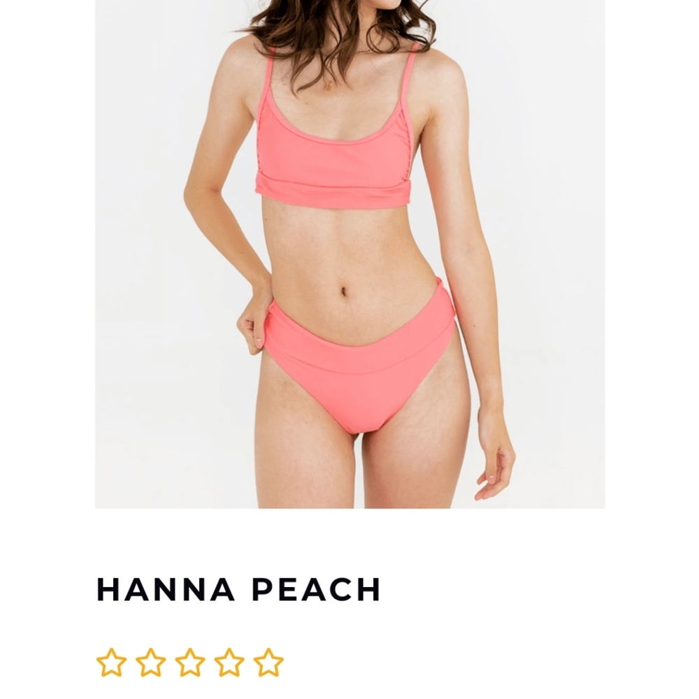 Aurelle peach bikini